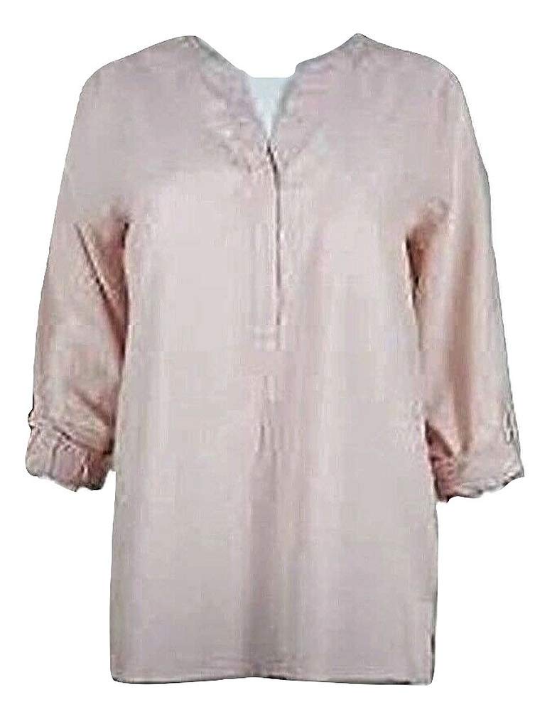 Joie Cotton Venicia Henley Blouse Top Size L for Women Summer Party Occasions Elegant Fashion Style