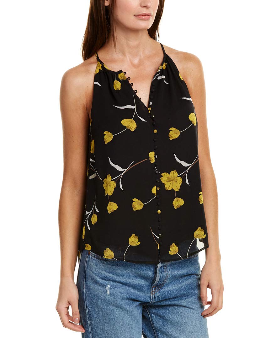 Joie Women's Galletha B Silk Sheer Camisole Top for Women in Caviar Color
Joie Women's Galletha B Silk Sheer Camisole