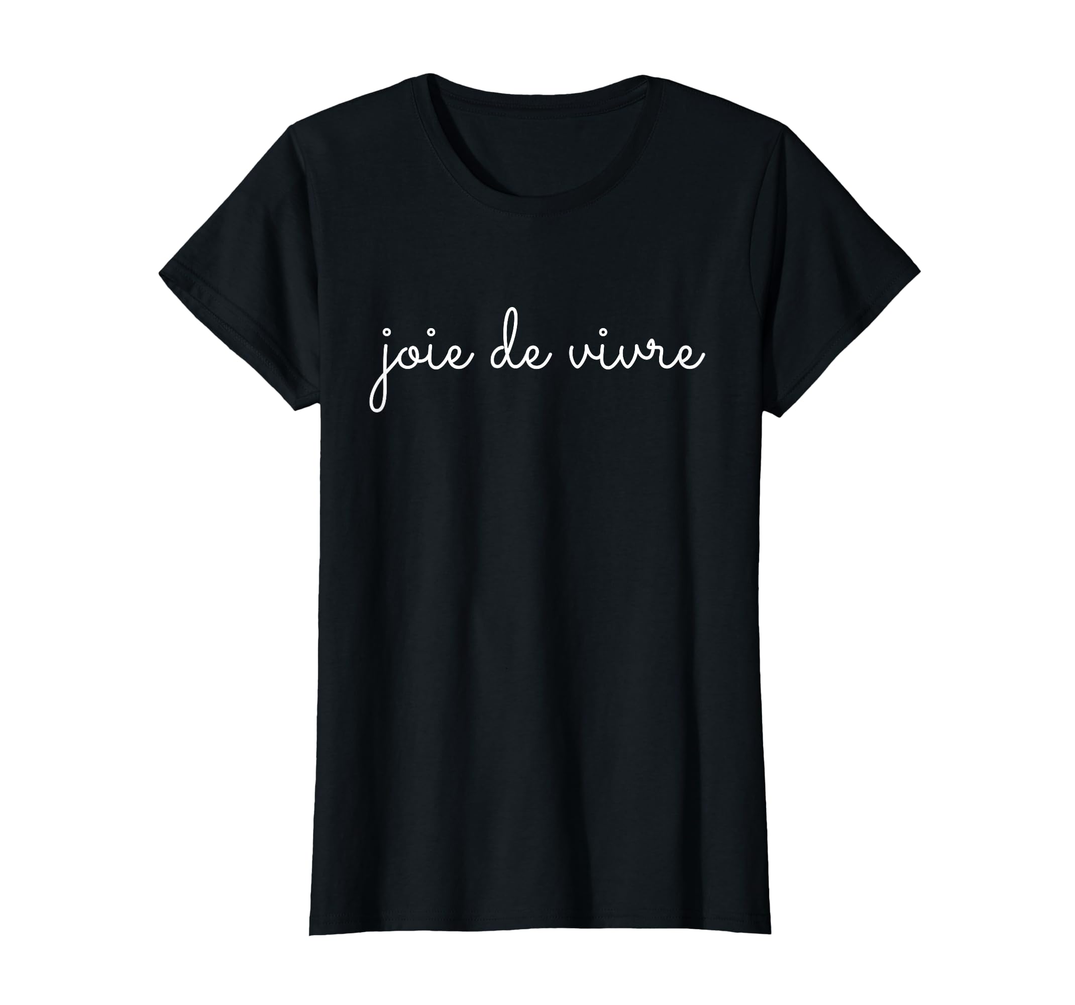 Joie De Vivre Comfy T-Shirt for Men and Women Casual Wear Lightweight Breathable Short Sleeve Top