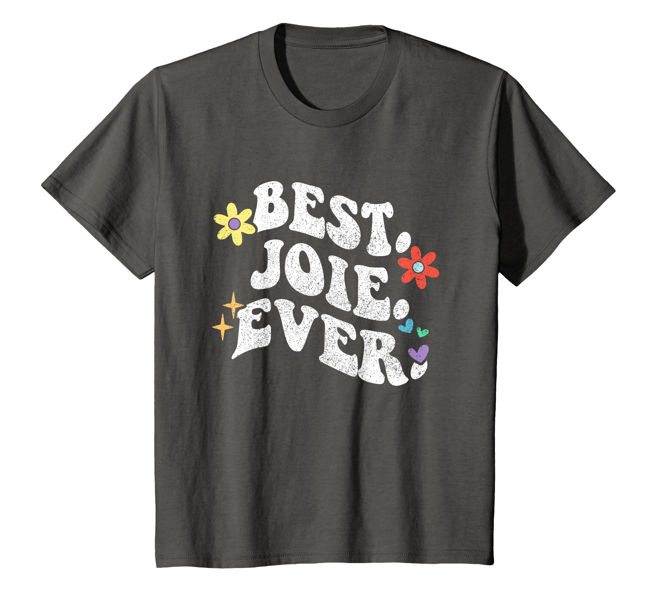 JOIE Personalized Name Mothers Day Outfit For Women Retro Groovy Best First Name Mother's Day Girl T-Shirt