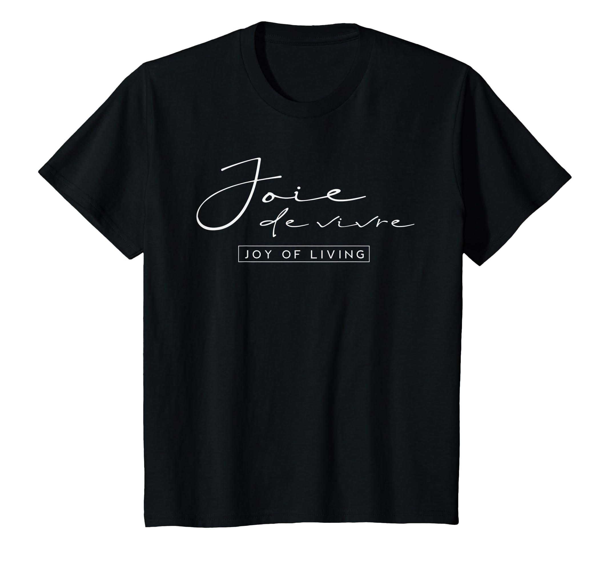 French Joie de Vivre Positive Quote Gift T-Shirt for Girls
| Red Magnolia Lane Joy of Living Girls Positive Quote T-Shi